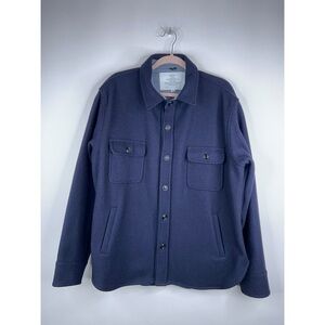 Save Khaki United Wool CPO Jacket Navy Blue Winter Nautical Classic Size XL